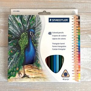 Staedtler Colored Art Pencils 48 Triangular Barrel Arts & Crafts Artist